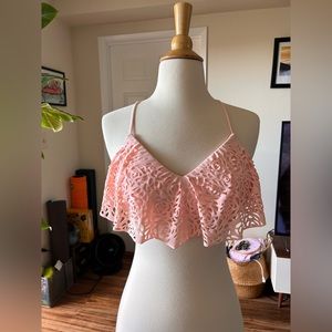 Target - blush Pink Bikini Top - Size M